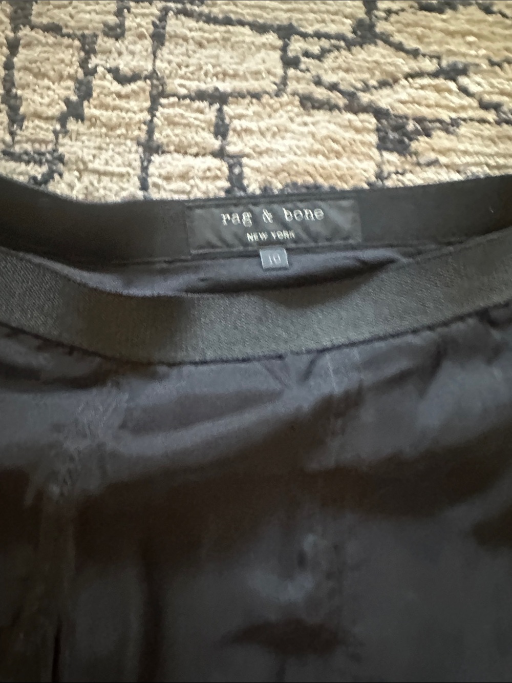 rag & bone Black Flowing silk Maxi Skirt - Picture 6 of 12